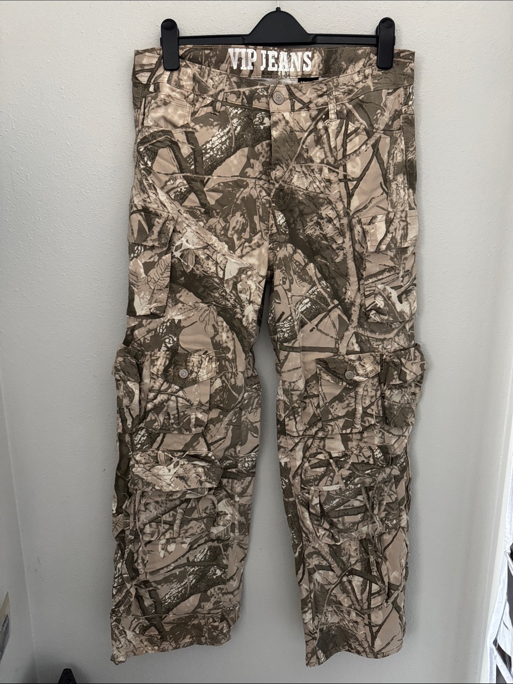 VIP Tan & Brown Camo Cargo Pants
